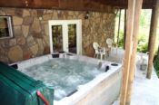 Oversized Hot Tub for the ultimate relaxation